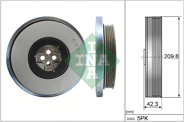 Belt Pulley, crankshaft